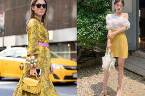 Mách bạn cách diện đồ màu vàng cực sành điệu