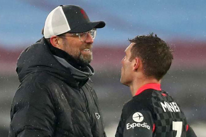 West Ham 1-3 Liverpool: Milner bực tức vì bị thay ra, HLV Klopp nói gì?