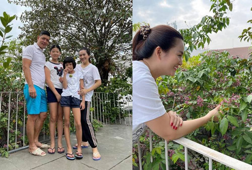 Bình Minh khoe ảnh cả gia đình, nhưng đôi dép tổ ong lại khiến fan chú ý