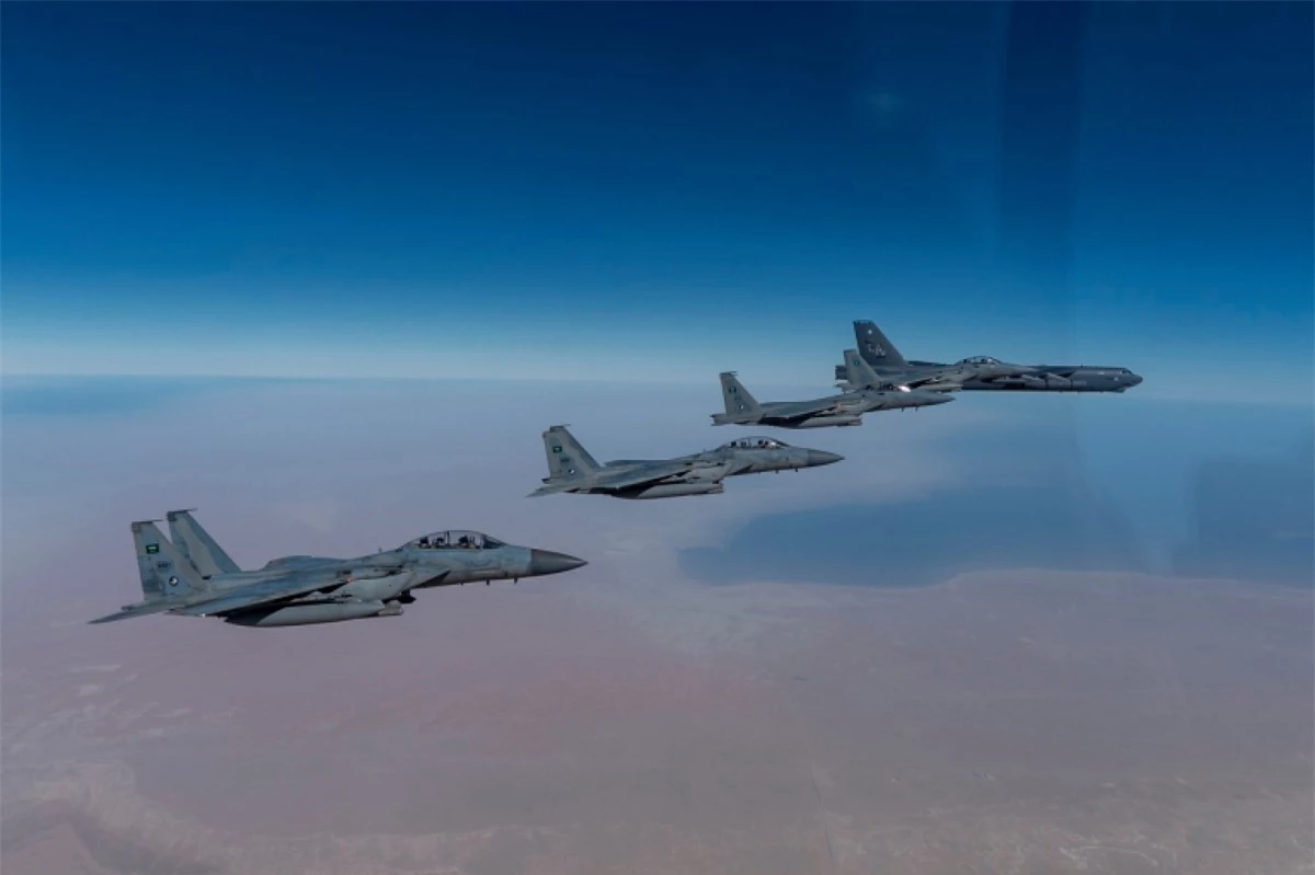 Mỹ đã 6 lần điều B-52 tới Trung Đông kể từ tháng 11/2020. Ảnh: USCENTCOM