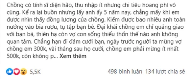 Vừa bàn biếu Tết nhà nội 3 triệu, chồng liền sẵng giọng &quot;bêu xấu mặt tôi&quot; song màn &quot;tức nước vỡ bờ&quot; của vợ ngay sau đó khiến anh phải &quot;chỉnh đốn&quot; luôn thái độ - Ảnh 1.