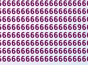 Thách thức thị giác 5 giây: Có 1 số 9 trong cả "rừng" số 6, bạn có kịp tìm ra?