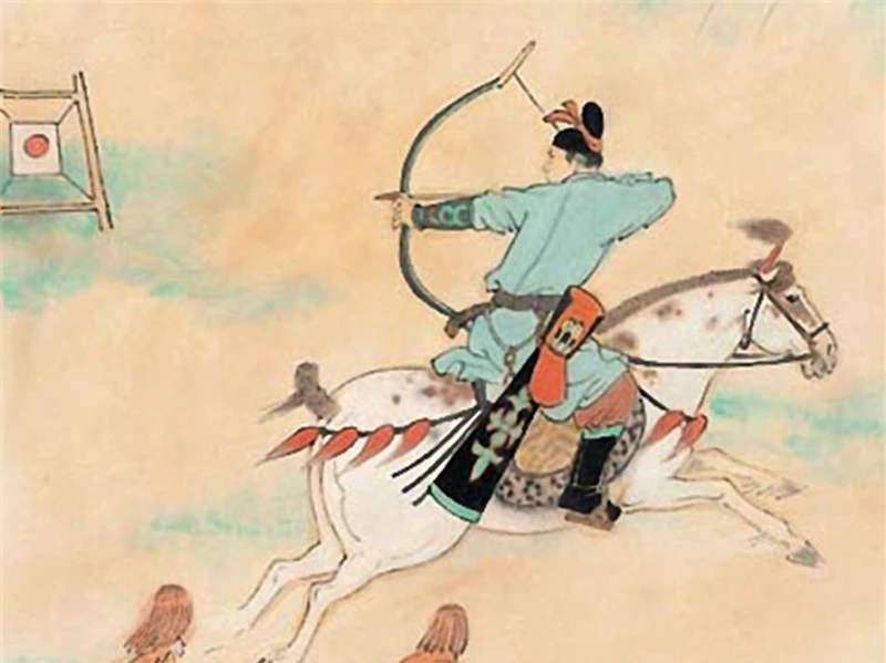 Cưỡi ngựa bắn cung - nét đẹp của văn hóa võ thuật - quân sự Á Đông.