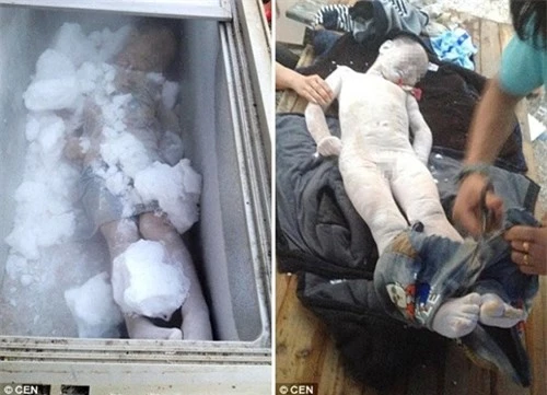 Bố mẹ giữ xác chết con trong tủ lạnh vì quá đau buồn