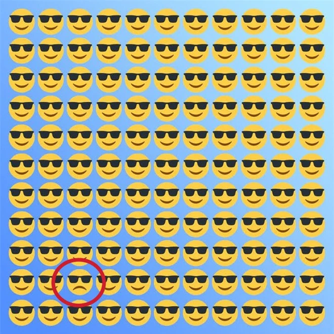 Thách thức thị giác 3 giây: Bạn có tìm thấy emoji lạc loài lẩn trốn trong bức hình? - Ảnh 2. Thách thức thị giác 3 giây: Bạn có tìm thấy emoji lạc loài lẩn trốn trong bức hình? - Ảnh 2.