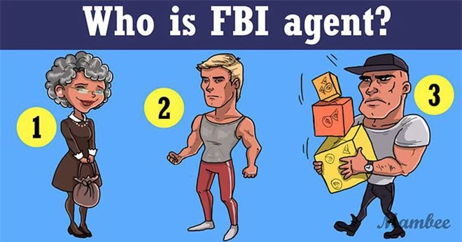 Thử tài tinh mắt 5 giây: Người nào trong hình là điệp viên FBI? - Ảnh 1.