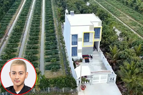 Nhà mới của Hoài Lâm tại Vĩnh Long, cách nhà vợ Vân Quang Long 400 mét