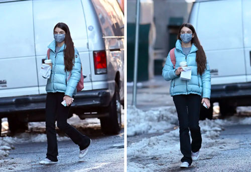 Mới 14 tuổi nhưng Suri Cruise đã sở hữu vóc dáng nổi bật cùng chiều cao gần 1m70