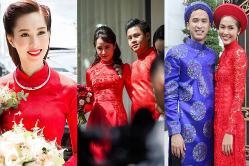 Mỹ nhân Việt diện áo dài đỏ trong ngày về nhà chồng: Đặng Thu Thảo, Primmy Trương và Tăng Thanh Hà quá xinh