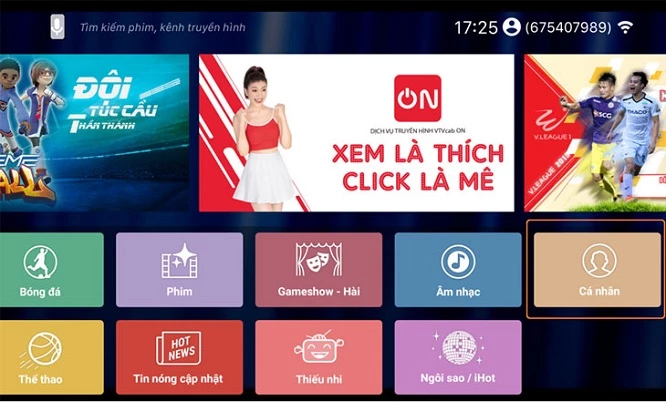 VTVcab ON xuất hiện trên thị trường OTT vào tháng 07/2019