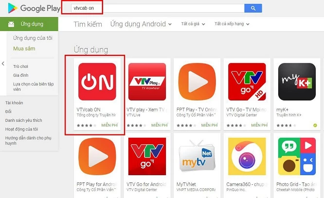 VTVcab ON chạy đồng nhất với chất lượng cao và rõ nét trên 4 nền tảng: Smart TV, Smart Phone, Android box và website