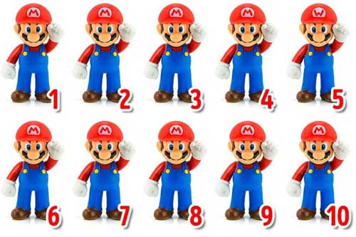 Thách thức thị giác 5 giây: Mario quá quen thuộc rồi, nhưng bạn có tìm được người khác biệt trong tranh?