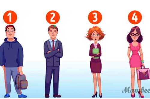 10 giây xem tranh và giải câu đố: Người nào không có con nhỏ?