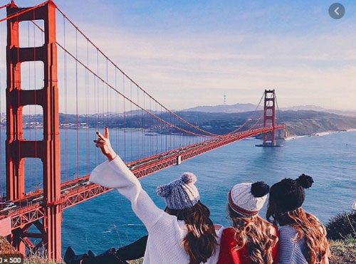 Vẻ đẹp chìm trong biển sương của cây cầu biểu tượng nước Mỹ