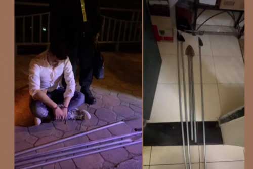 Hà Nội: Ngăn chặn kịp thời nhóm thanh niên mang dao đi đánh nhau