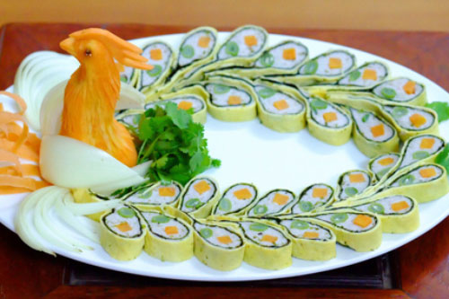 Cách làm món chả phượng đơn giản mà đẹp lung linh cho mâm cỗ ngày Tết