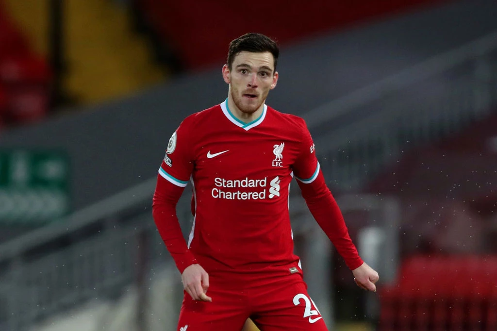 Hậu vệ trái: Andrew Robertson (Liverpool).