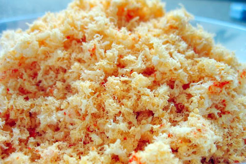 Mẹo siêu hay phân biệt ruốc giả, ruốc làm từ bã sắn dây