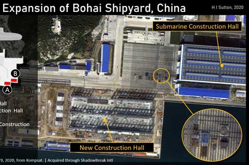 Rò rỉ hình ảnh đầu tiên về tàu ngầm hạt nhân mới của Trung Quốc