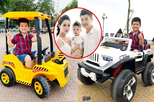 Cùng hội ngộ đưa con trai đi chơi nhưng Nhật Kim Anh và chồng cũ quyết không đứng chung khung hình