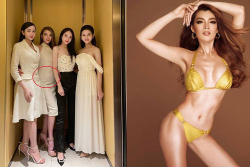 Vừa đăng quang tân Đại Sứ Hoàn Mỹ 2020, Trân Đài bất ngờ lộ vòng eo kém thon gọn khi đọ sắc cùng Hương Giang