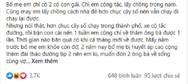 Bố đẻ nằm viện, chồng không cho vào chăm, yêu cầu phải ở nhà lo sắm Tết khiến vợ bất bình mà có màn &quot;ra tay&quot; khiến anh hối hận không kịp - Ảnh 1.