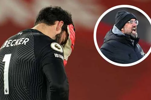 Alisson Becker có trận đấu đáng quên.