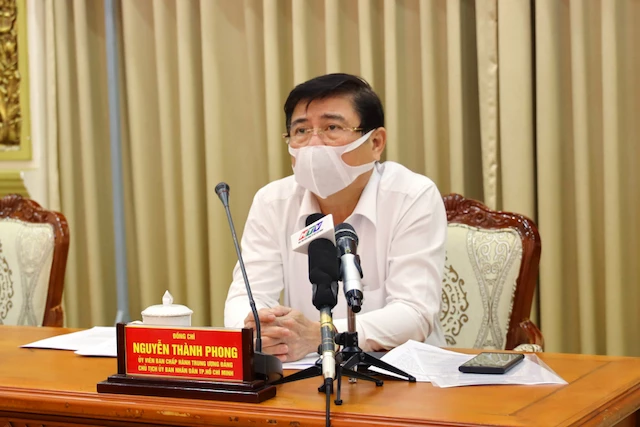 Chủ tịch UBND TP.HCM Nguyễn Thành Phong. Ảnh: TTBC.