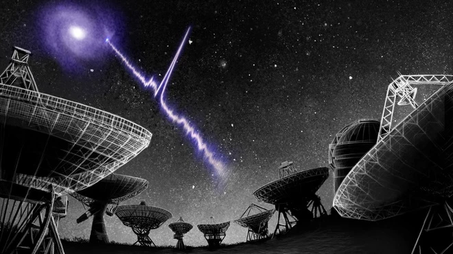 FRBs mới được phát hiện được cho là có nguồn gốc từ một ngôi sao magnetar. Ảnh: Space. FRBs mới được phát hiện được cho là có nguồn gốc từ một ngôi sao magnetar. Ảnh: Space.