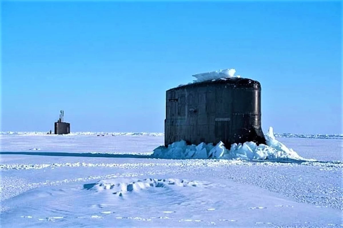 Tàu ngầm hạt nhân Mỹ hoạt động trong tập trận ICEX 2018 tại Bắc Cực. Nguồn: Forbes