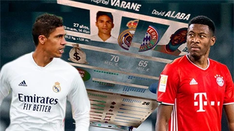 Real cân nhắc sớm bán Varane