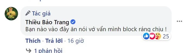 Thiều Bảo Trang bỗng có chia sẻ đầy ẩn ý về “cá thể nào đó”, lại còn rào trước antifan cực gắt - Ảnh 3.