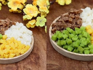 Cách làm dừa viên cực lạ chiêu đãi khách dịp Tết