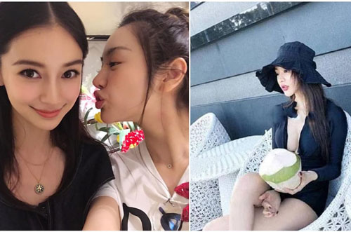 Người đẹp quản lý của Huỳnh Hiểu Minh lộ ngoại hình lộng lẫy trong khi Angelababy dáng còn kém hơn