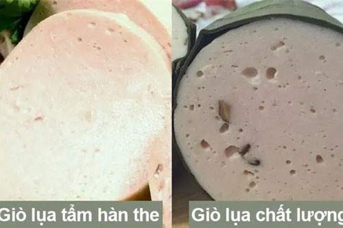 3 dấu hiệu chứng tỏ giò lụa bạn mua "đẫm hàn the": Cẩn thận kẻo rước độc vào người