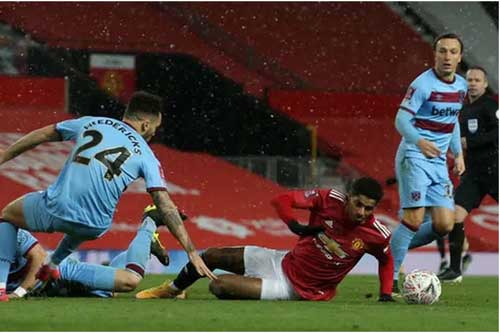 Chấm điểm cầu thủ MU ở trận gặp West Ham: Hàng công mờ nhạt