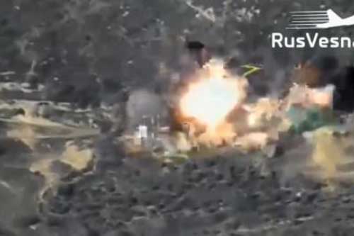 Nga dùng bom phản lực tấn công phiến quân ở Syria