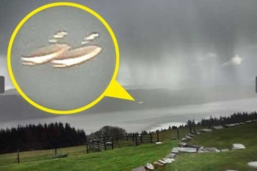 UFO xuất hiện trên hồ Loch Ness huyền thoại