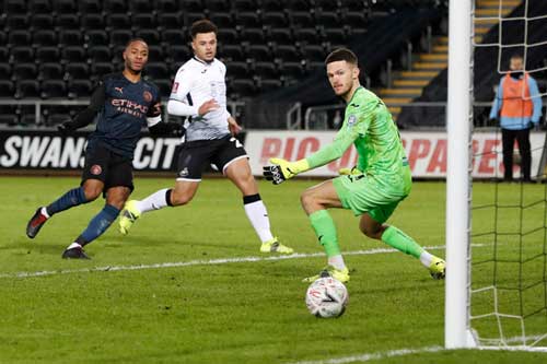 Kết quả Swansea 1-3 Man City: Man xanh lập kỷ lục chuỗi trận thắng dài nhất