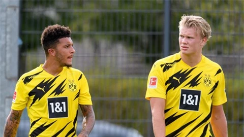 Dortmund tính bán cả Haaland lẫn Sancho để tái thiết đội hình