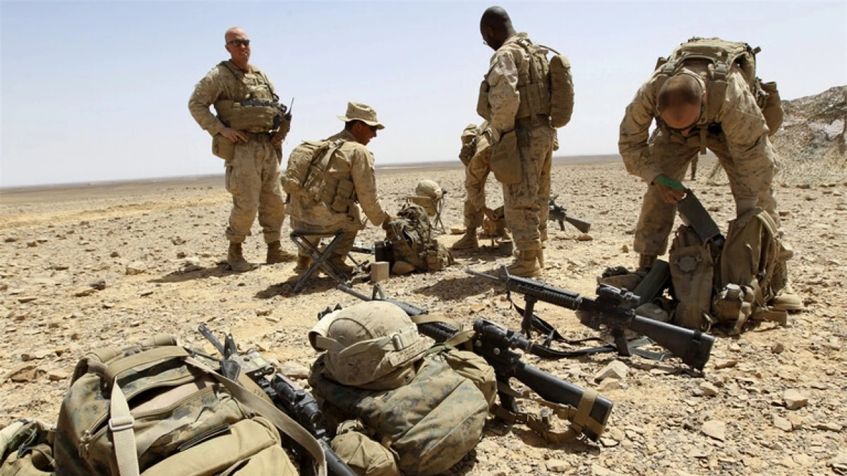 Quân đội Mỹ tại Trung Đông. Ảnh: Reuters
