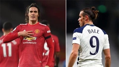 MU nên cảm ơn thần may mắn vì chọn Cavani thay vì Bale