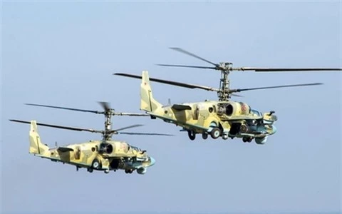 Ukraine lo ngai khi Nga dua truc thang Ka-52 toi vung Rostov