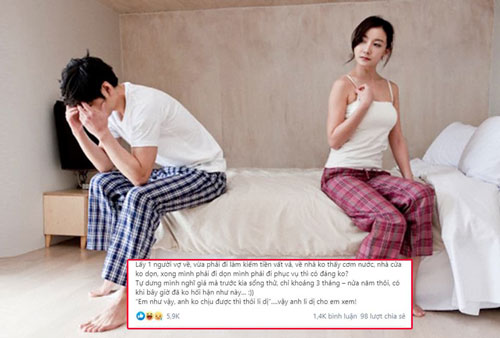 Lấy phải vợ siêu lười biếng, chồng chán nản lên mạng 'bóc phốt' và đưa ra quyết định bất ngờ