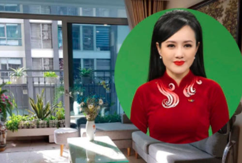 Hé lộ không gian sống của BTV Thời sự 19h Hoài Anh