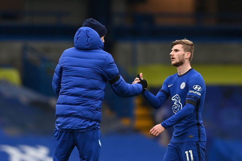 Werner tâng bốc HLV Tuchel sau khi 'giải hạn'