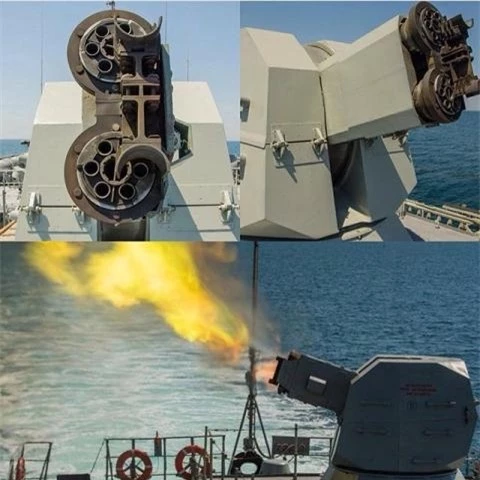 Đặc biệt là tháp pháo, có cấu tạo đầy góc cạnh thay vì tháp tròn của AK-630, AK-630M và AK-630M1-2.