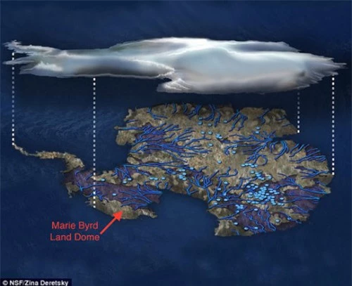 Mảng đá nóng bí ẩn đang làm tan chảy Nam Cực - 1