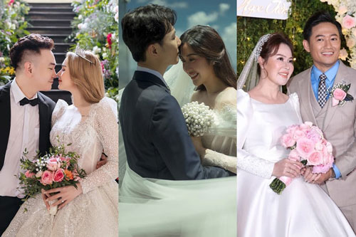 Nhìn lại 10 đám cưới đẹp như mơ của showbiz Việt trong năm 2020