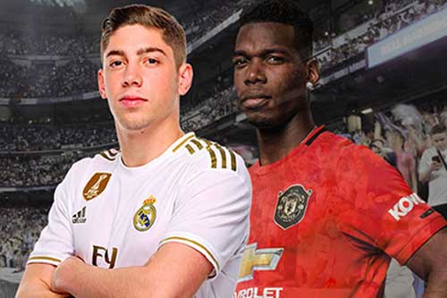 MU và Real có thể đổi Pogba lấy Valverde